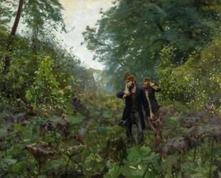 På förbjudna vägar, 1886.