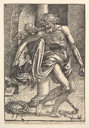 Kristus med tortyrinstrumenten stödd av en liten ängel, 1517.