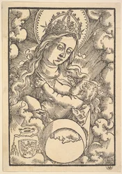 Madonna Lactans, från Enchiridon poeticum, 1515