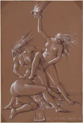 Nyårshälsning med tre häxor, 1514