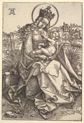 Jungfrun på gräsbanken, 1505.