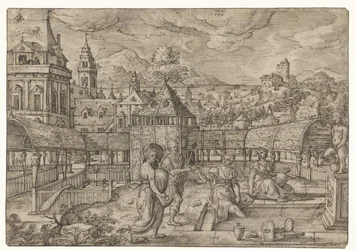 Batseba tar emot budskapet från Uria The Life of David (serietitel)