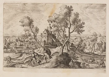 Tavel 14, från Landskap med scener ur Gamla och Nya testamentet samt Ovidius Metamorfoser