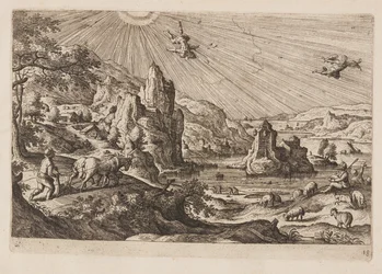 Tavel 18, från Landskap med scener ur Gamla och Nya testamentet samt Ovidius Metamorfoser