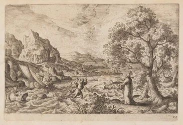 Tavel 22, ur Landskap med scener ur Gamla och Nya testamentet samt Ovidius Metamorfoser