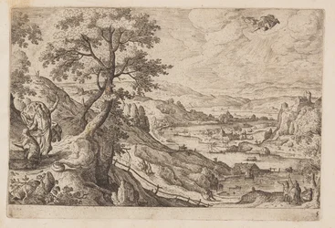 Tavel 5, från Landskap med scener ur Gamla och Nya testamentet samt Ovidius Metamorfoser