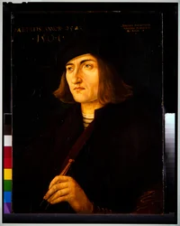 Porträtt av en man (panel)