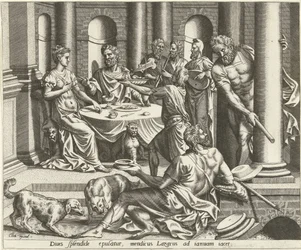 Lasarus tigger om den rike mannens hus The History of Lazarus and the Rich Man (serietitel)