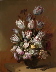Stilleben med blommor, 1639.