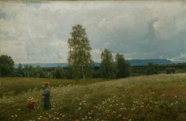 Från Ringerike (olja på duk)