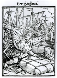 Döden och köpmannen, från 
