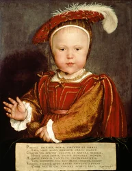 Porträtt av Edward VI som barn, ca 1538