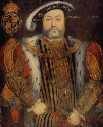 Porträtt av Henrik VIII (1491-1547)