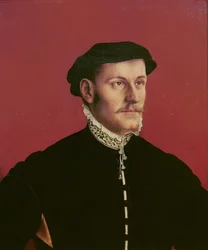 Porträtt av en man, traditionellt identifierad som sir Thomas More (1478-1535)