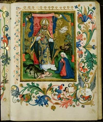 St. Augustinus med Jungfrun och barnet