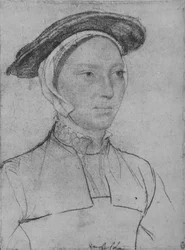 En dam: okänd, c1532-1543 1945