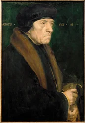 Dr. John Chambers, livmedikus till Henrik VIII (målning på ek)