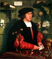 Tyska: Der Kaufmann Georg Gisze Köpmannen Georg Gisze