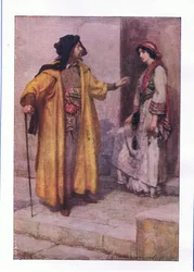 Hear you me, Jessica: lock up my doors (The Merchant of Venice), från The Complete Works of Shakespeare publicerad av George Harrap & Co Ltd, 1920-talet
