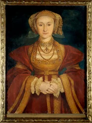 Porträtt av Anne av Cleves