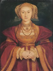 Porträtt av Anne av Kleve