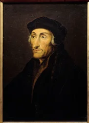 Porträtt av Erasmus av Rotterdam (Desiderius Erasmus Rotterdamus