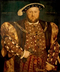 Porträtt av Henrik VIII, 49 år gammal