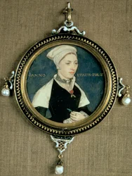 Porträtt av Mrs Pemberton, c1535