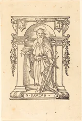 Saint Paul med bok och svärd.