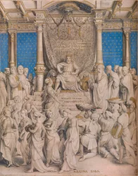 Salomo och drottningen av Saba, c1534