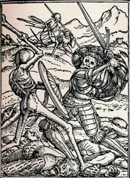Riddaren och döden, 1538, 1917
