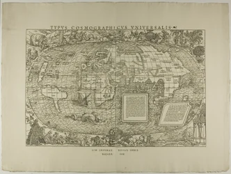 Typ Cosmographicus Universalis, Sim. Grynaeus, Novus Orbis, Basileae 1532