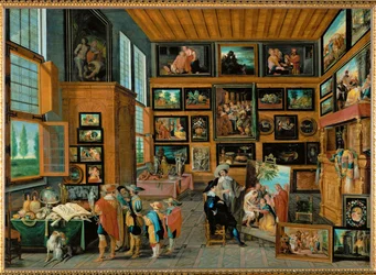 Ett konstgalleri (målning på Oakwood)