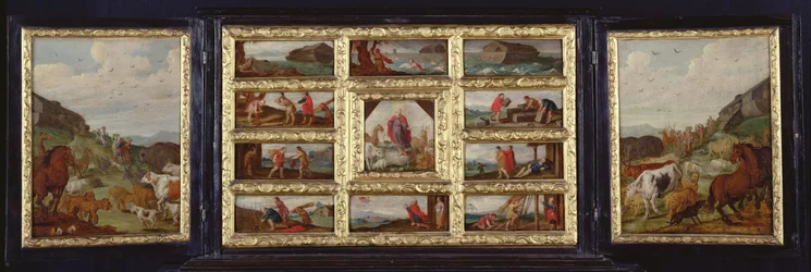 Noahs ark triptyk