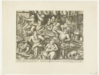 De vette kök The Grasse Kitchen / De Vette Keuken (titel på objekt)