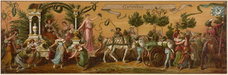 Hans Makarts procession genom staden Wien
