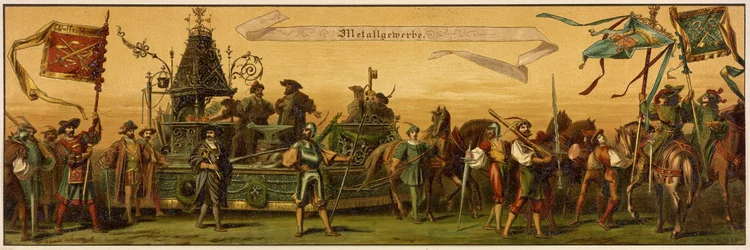 Hans Makarts procession genom staden Wien