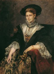 Porträtt av Bertha von Piloty