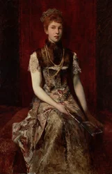 Porträtt av Dora Fournier-Gabillon, ca 1879
