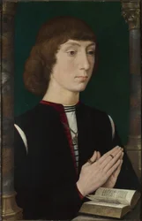 En ung man vid bön, 1470-talet