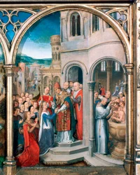 St Ursula Shrine, Ankomst till Rom, 1489