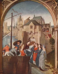 St. Ursulas ankomst till Köln, 1489, c1915
