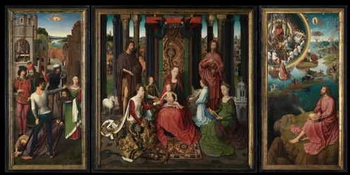 Triptyk med Johannes Döparen och Johannes evangelisten