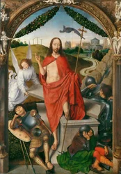 Triptyk av The Resurrection Central panel