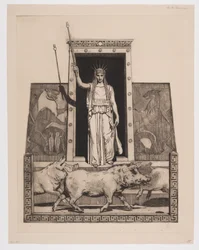 Danska: Circe förvandlar Odysseus män till grisar
