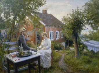 Sommar i Aasgaardstrand (olja på duk)