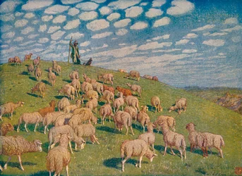 Betesmark om våren, c1900 1903-1904.