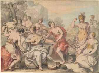 Minerva och muserna