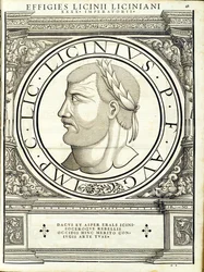 Licinius I, illustration från 