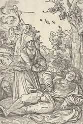 Pyramus och Thisbe, ca. 1509-10.